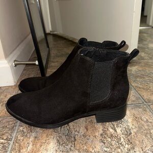 Black Suede Ankle Boots